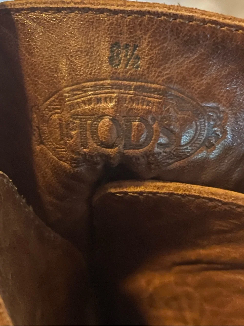 Tod’s Brown Leather Men’s Casual Boots Size 9.5